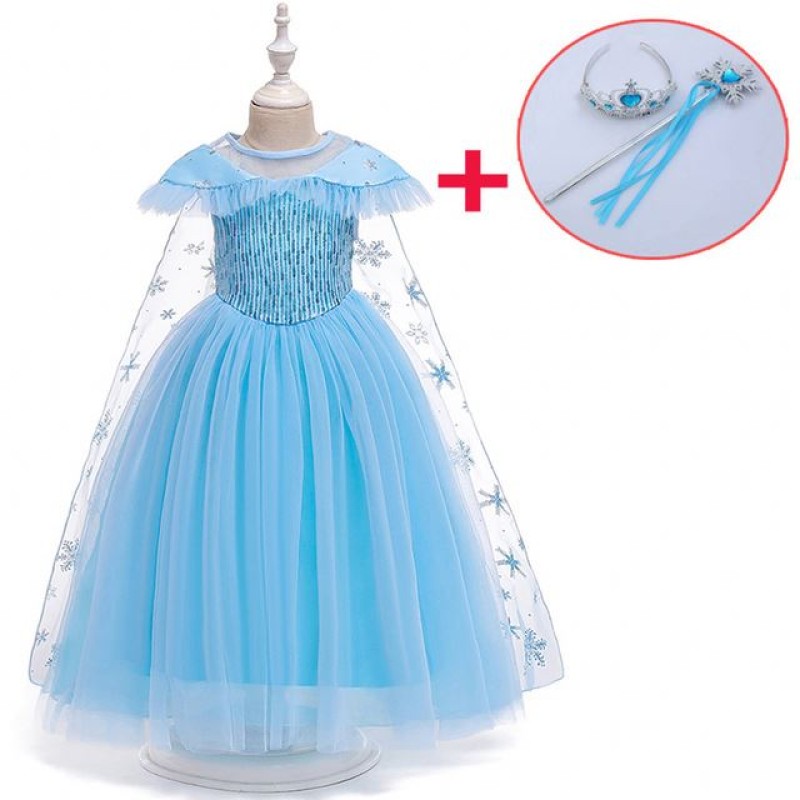 Frozen Princess Dress Factory - OEM Snow Queen Party Gown