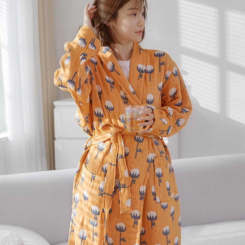Muslin Bathrobe Factory - 4 Layer Unisex Gown
