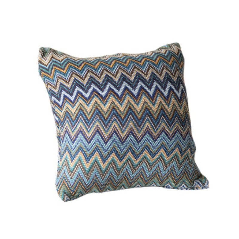 Bohemian Pillow Supplier - Ethnic Striped Knit