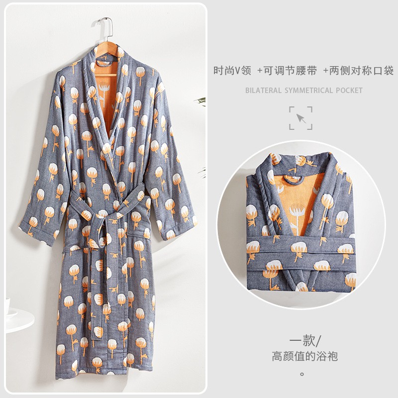 Muslin Bathrobe Factory - 4 Layer Unisex Gown
