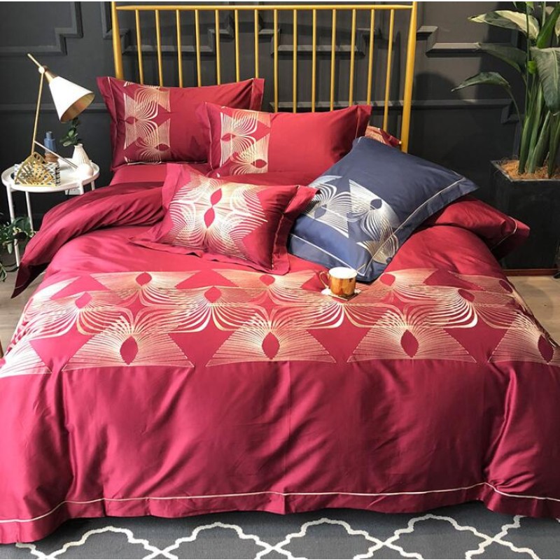 Pima Cotton Manufacturer - Golden Embroidered Set