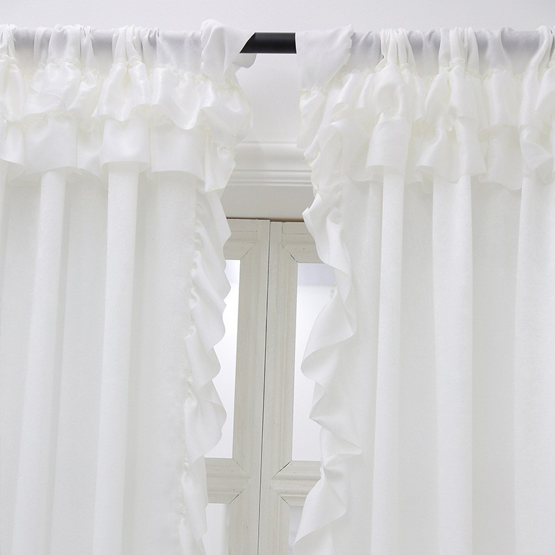 Sheer Curtain Supplier - Tab Top Ruffle