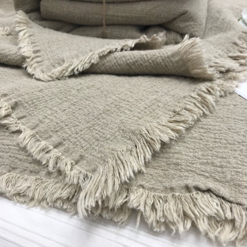Hemp Blanket Factory - Tassel Throw Zen Style