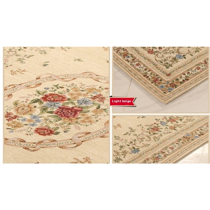 Jacquard Carpet Supplier - Floral Washable Rug