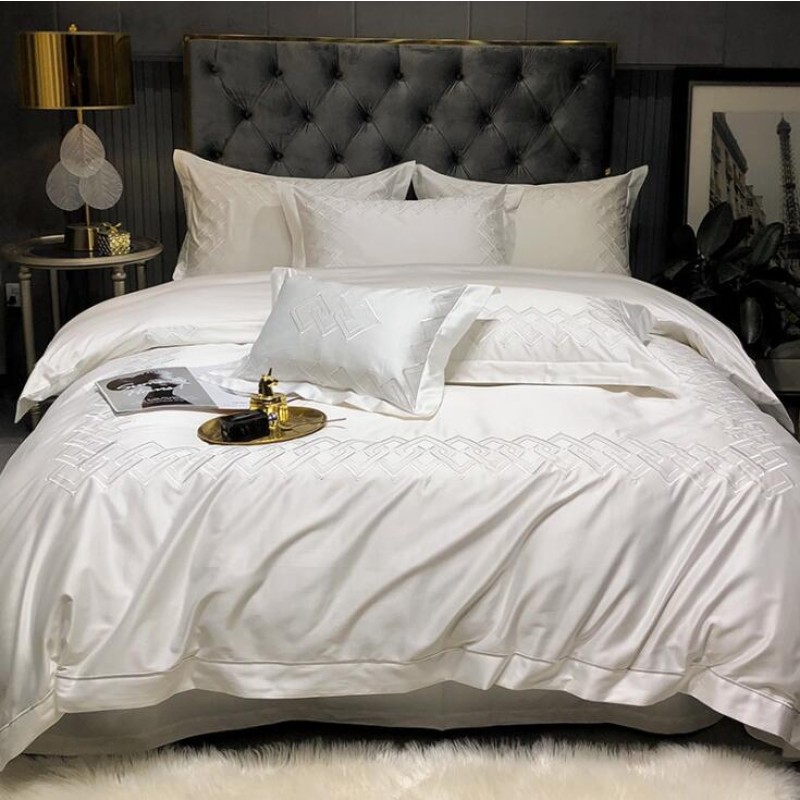 Pima Cotton Manufacturer - Golden Embroidered Set