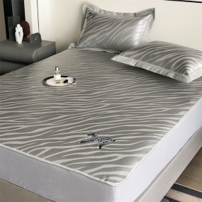 Ice Silk Mat Factory - 3pc Set Pony Embroidery