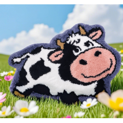 Floor Mat Manufacturer - Custom Flocked Design