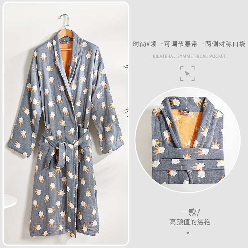 Muslin Bathrobe Factory - 4 Layer Unisex Gown