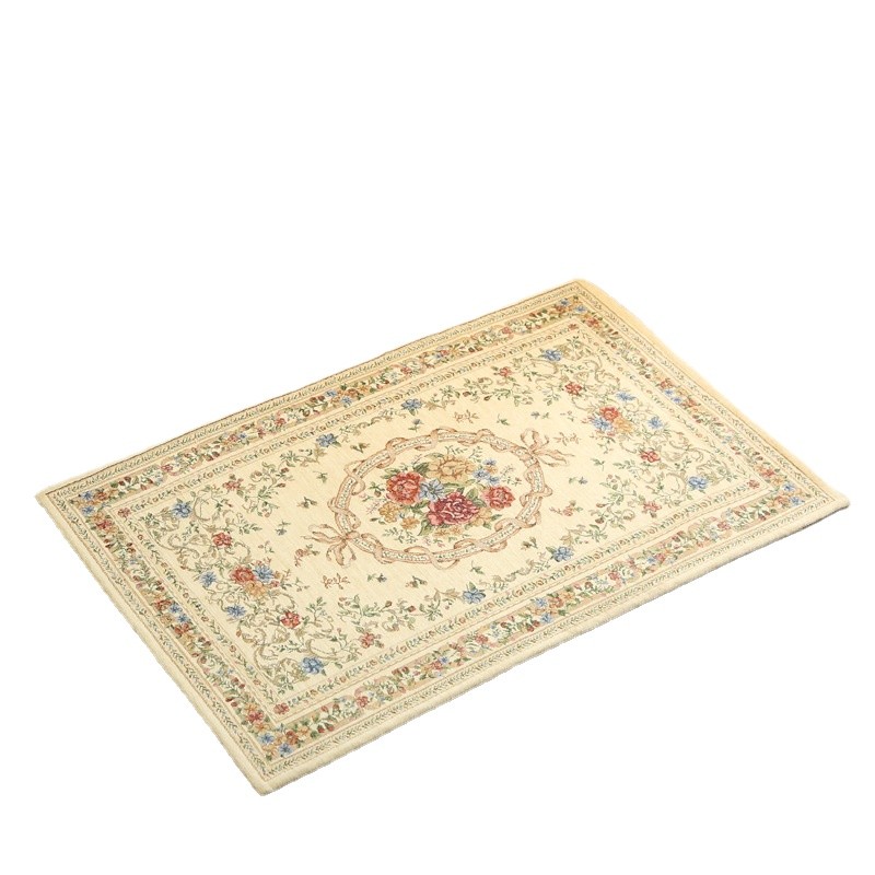 Jacquard Carpet Supplier - Floral Washable Rug