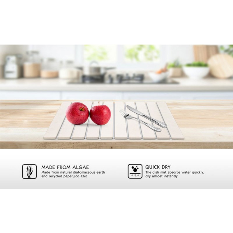 Dish Mat Supplier - Diatomite Absorbent Pad