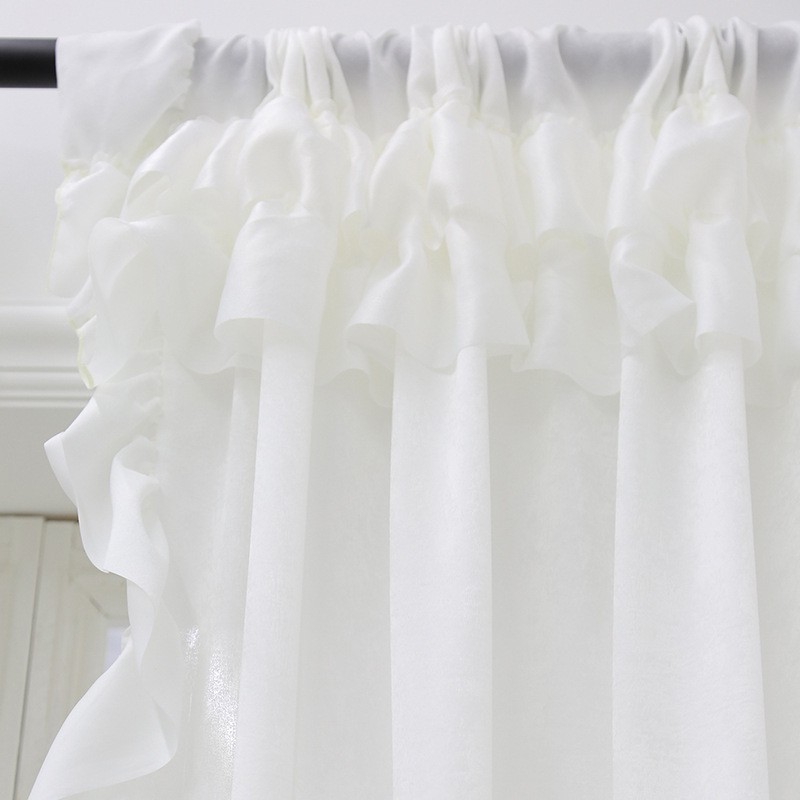 Sheer Curtain Supplier - Tab Top Ruffle