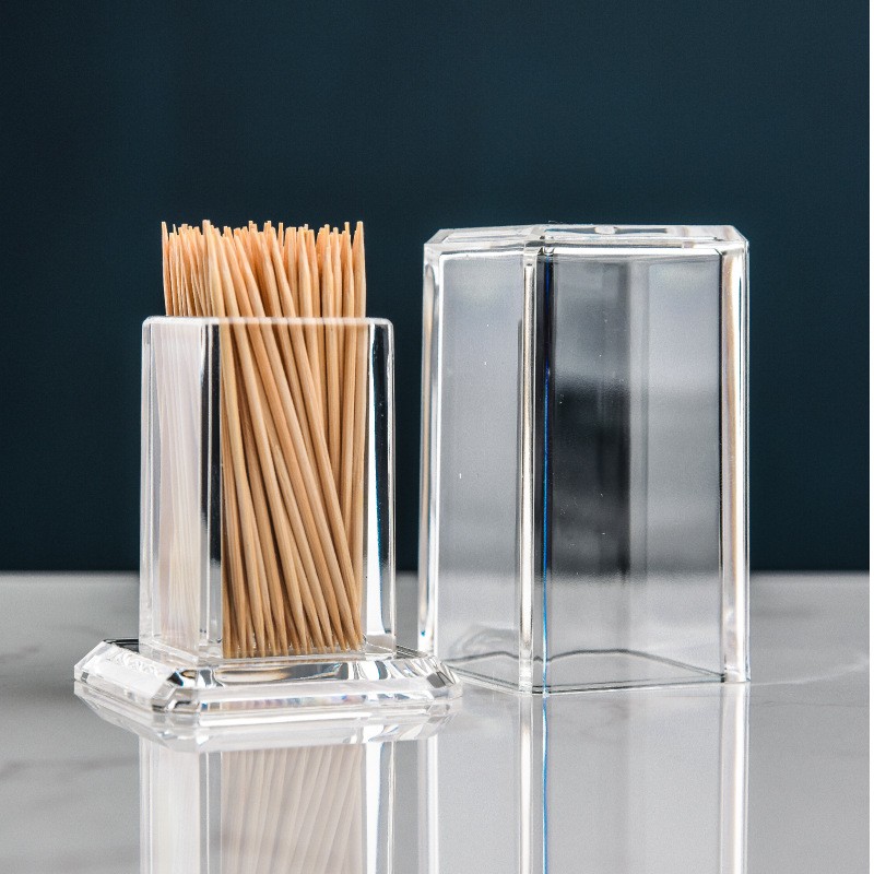 Toothpick Holder Factory - Acrylic Round Square