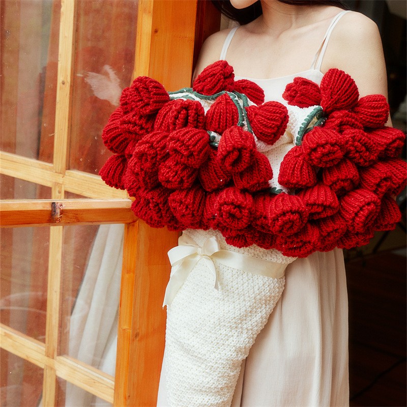 Rose Blanket Manufacturer - 3D Embroidery Tactile