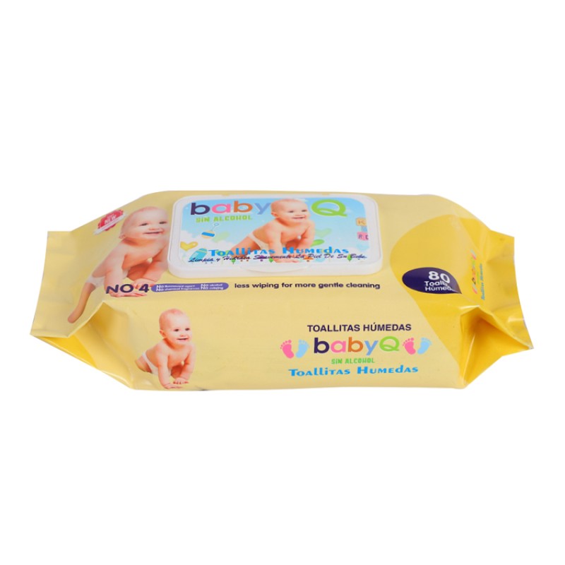 Wet Wipes Factory - OEM 80 PCS Non woven Fabric Tissue