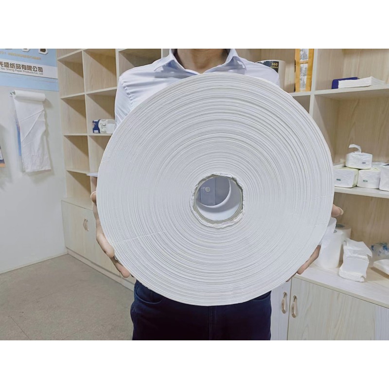 Maxi Roll Tissue Supplier - 1/2 Ply Virgin Wood Pulp 3.5-4kg