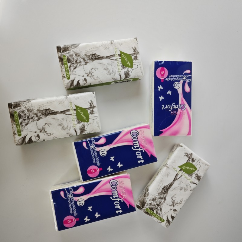 Pocket Tissue Supplier - 3 Ply Virgin Wood Pulp FSC Travel