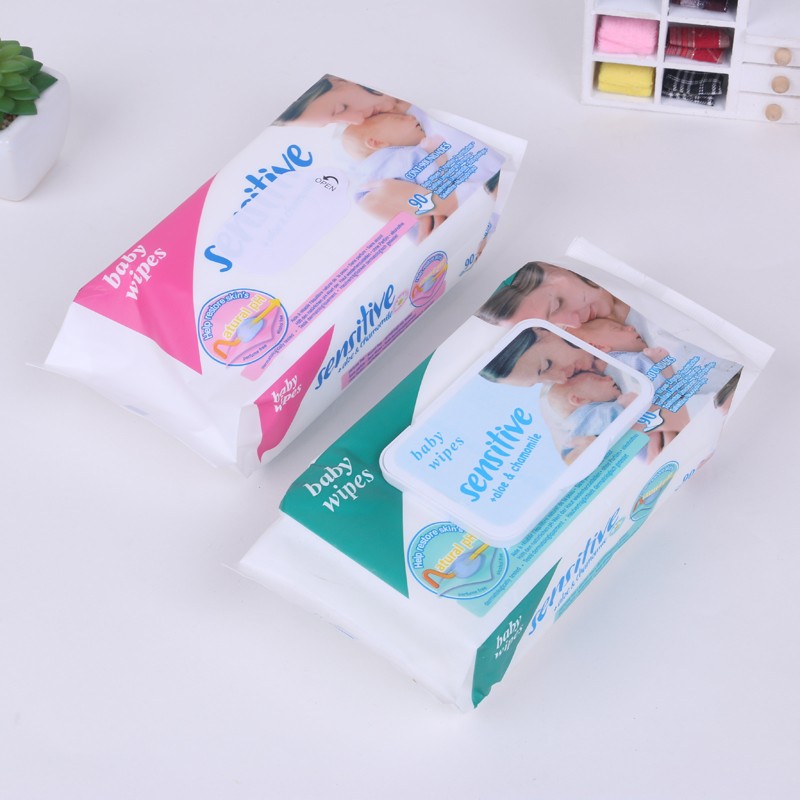 Baby Wet Wipes Factory - 80 PCS Aloe Gentle Skincare Tender