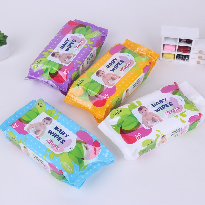 Baby Wet Wipes Factory - 80 PCS Aloe Gentle Skincare Tender