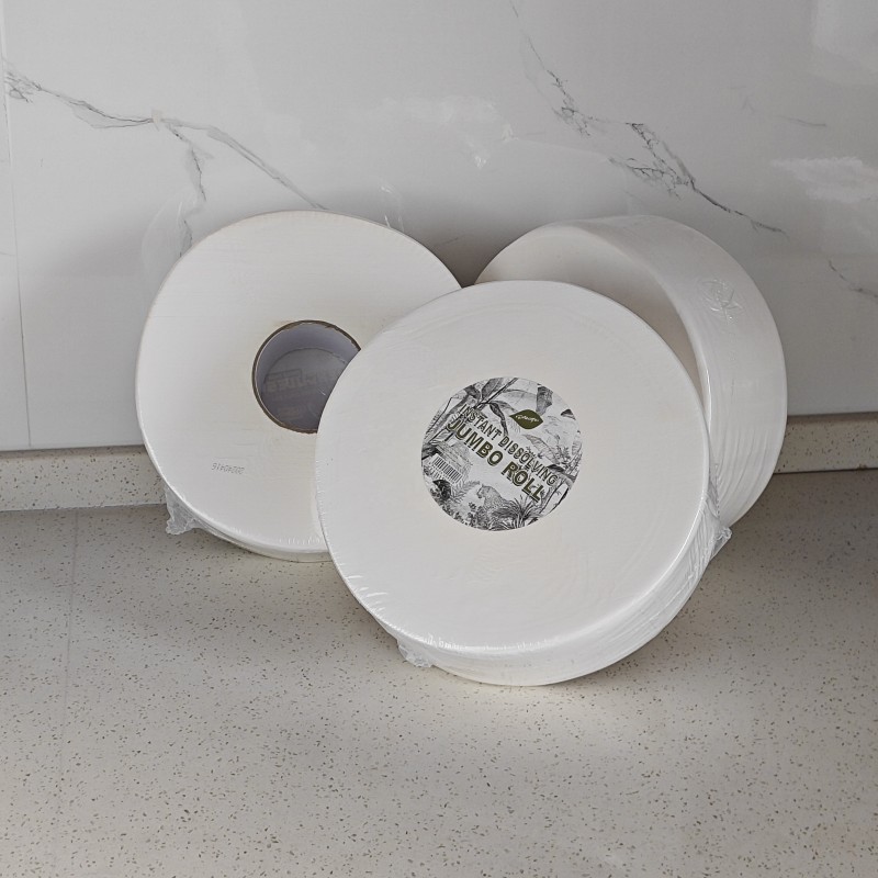 Jumbo Roll Tissue Manufacturer - 750g Virgin Wood Pulp Big Roll