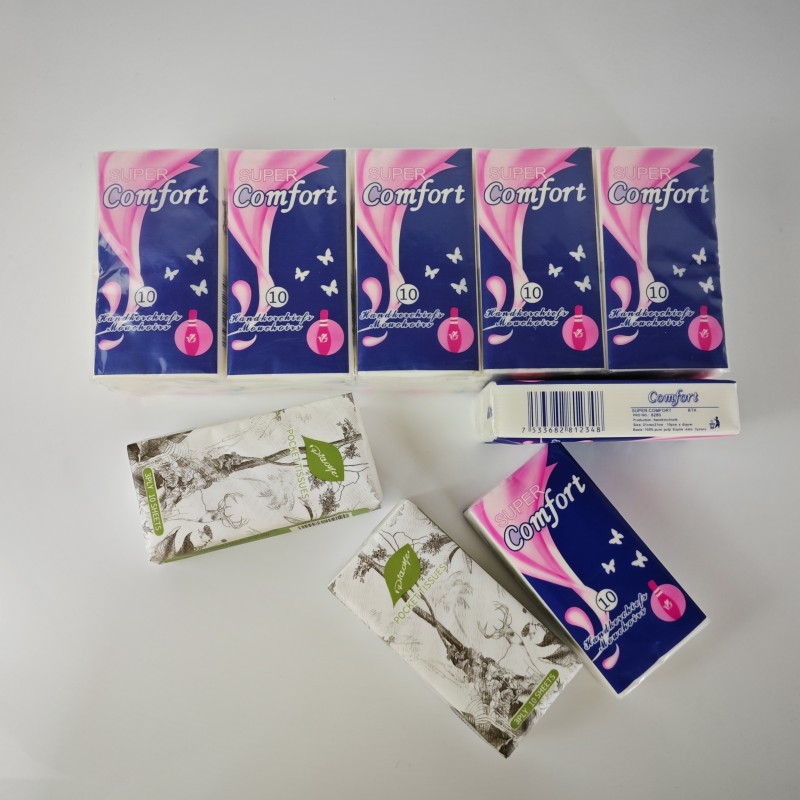 Handkerchief Tissue Supplier - 10 Sheets 3 Ply Soft Strong