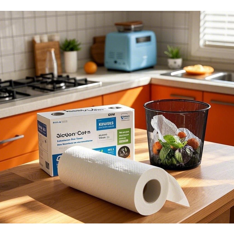 Kitchen Tissue Paper Supplier - Sustainable 2 Ply Oil Cleaning