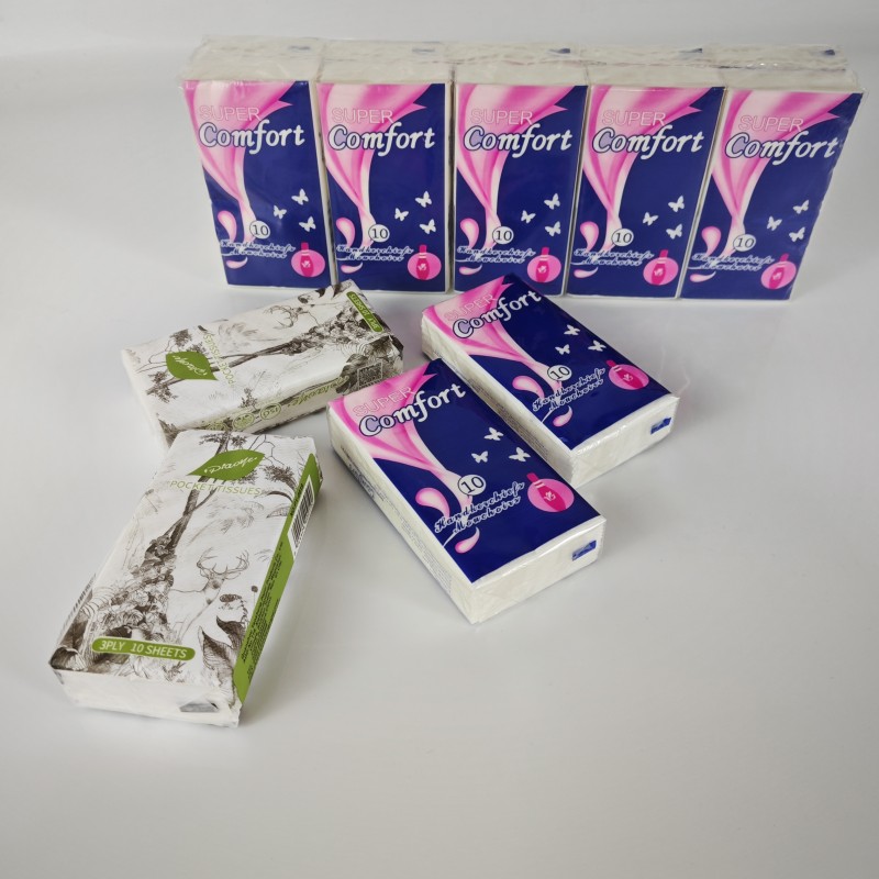 Pocket Tissue Supplier - 3 Ply Virgin Wood Pulp FSC Travel