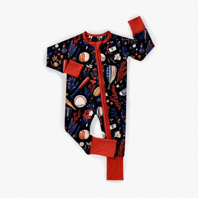 Baby Romper Supplier - Bamboo Fiber YKK Zipper