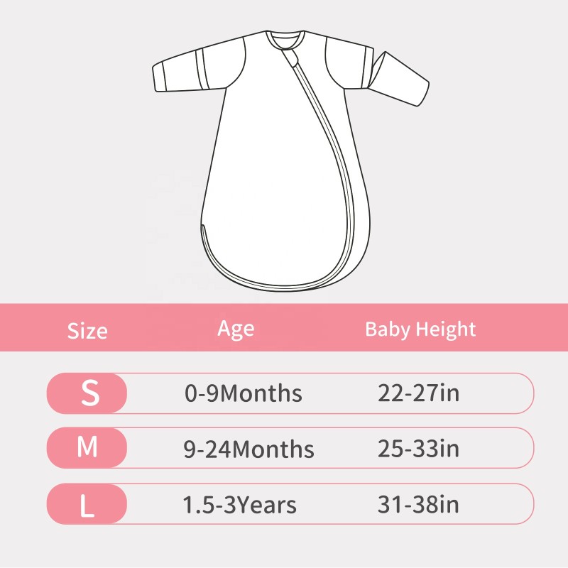 Baby Sleepsuit Supplier - Bamboo Cotton Detachable Sleeves