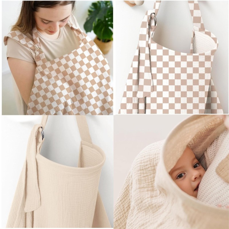 Nursing Scarf Supplier - Muslin Breastfeeding Cover