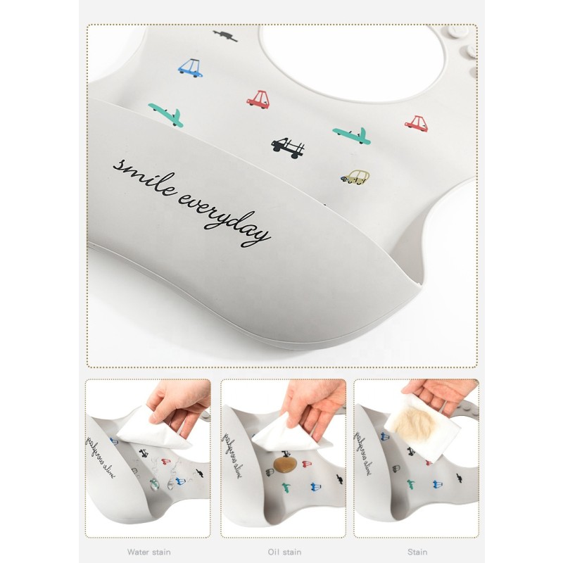 Feeding Bib Supplier - Waterproof Button Closure