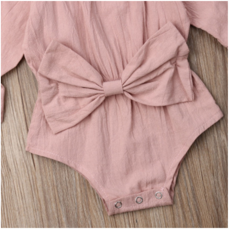 Baby Jumpsuit Supplier - Knitted Bowknot Romper