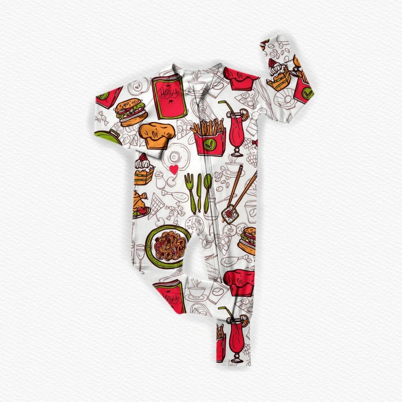 Baby Romper Supplier - Bamboo Fiber YKK Zipper