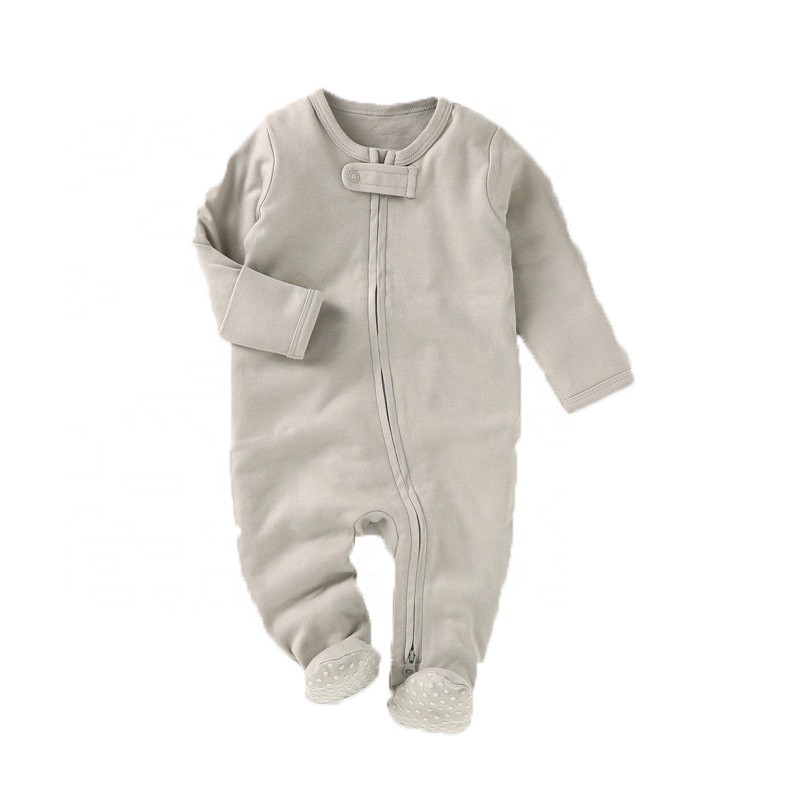 Newborn Bodysuit Manufacturer - Organic Two Way Zipper