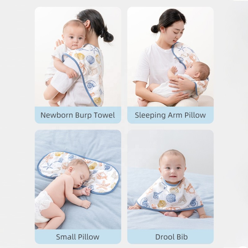 Burping Towels Manufacturer - Muslin Cotton 55x25cm