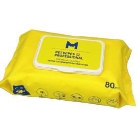 Pet Cleaning Wipe Manufacturer - Non Woven 80-100pcs