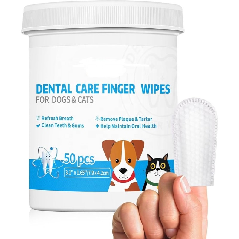 Pet Dental Wipe Supplier - Finger Tooth Cleaning