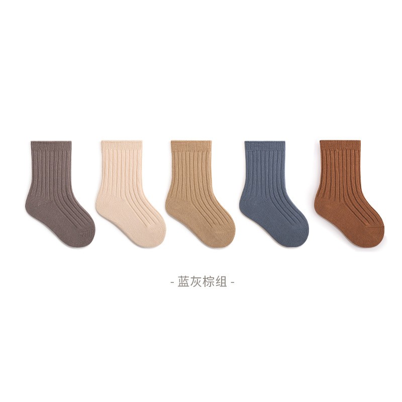 Children Socks Supplier - Solid Color Crew Indoor Outdoor