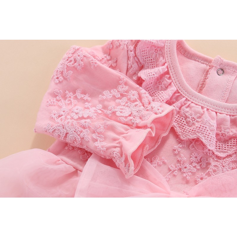 Baby Princess Dress Factory - Pink Lace Party Clothing