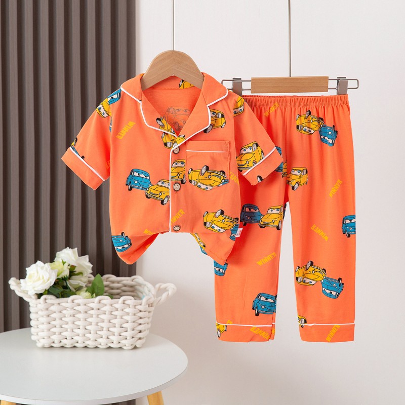 Children Pajamas Supplier - Cardigan Home Clothing Set