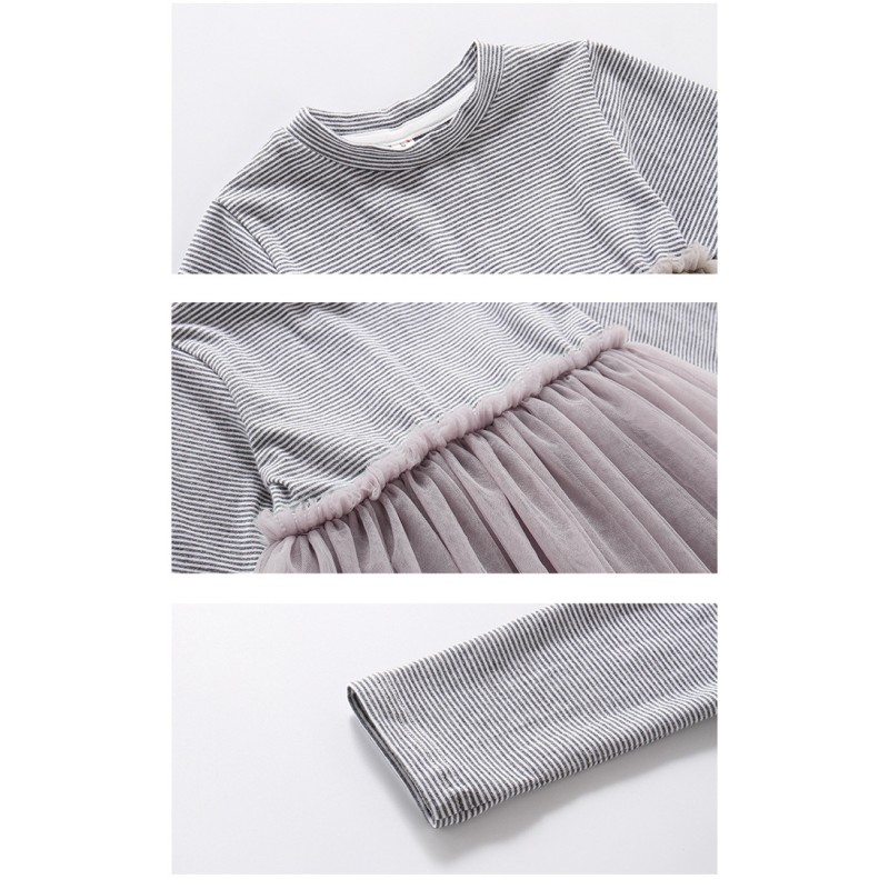 Toddler Girls Set Supplier - Denim Vest Lace Dress