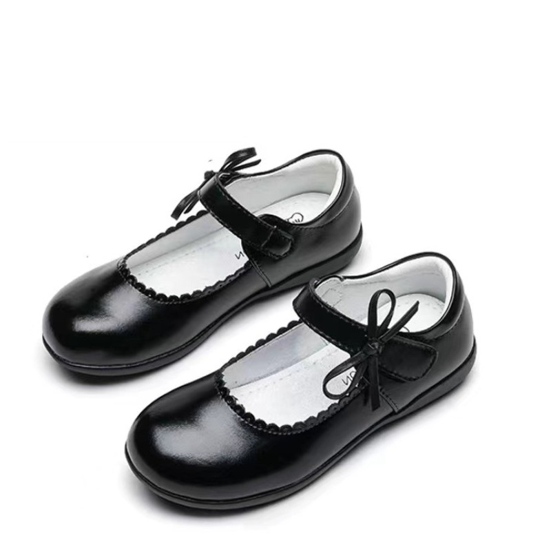 Girls Dress Shoes Supplier - Patent Leather Mary Jane Flat