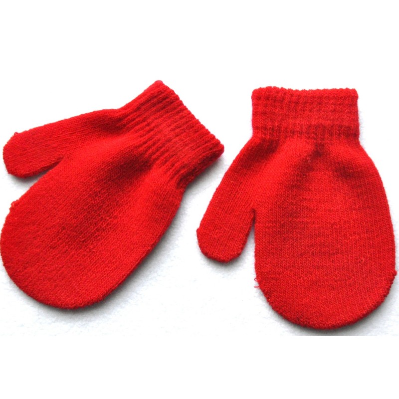 Children Mittens Supplier - Winter Knitted Solid Color