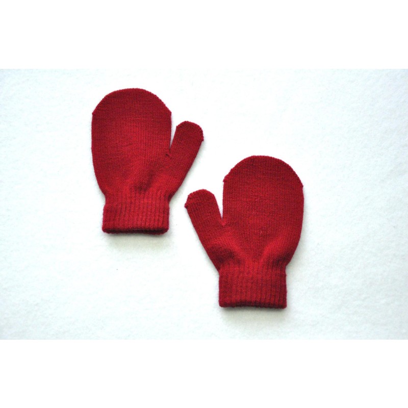 Children Mittens Supplier - Winter Knitted Solid Color