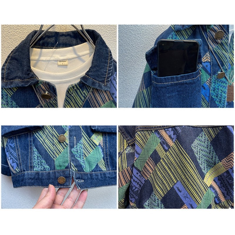 Boys Denim Jacket Supplier - Large Pocket Cargo Style