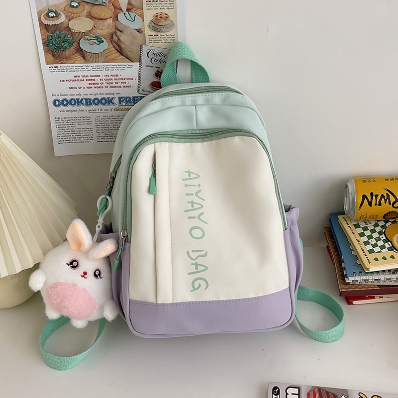 Children Schoolbag Supplier - 2025 Color Blocking Letters