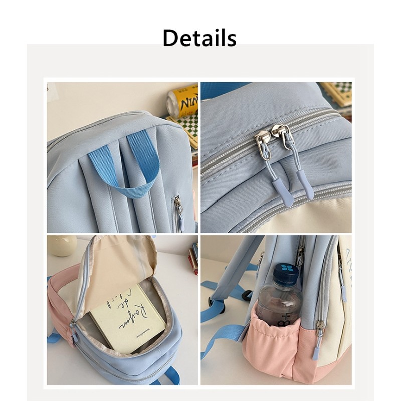 Children Schoolbag Supplier - 2025 Color Blocking Letters