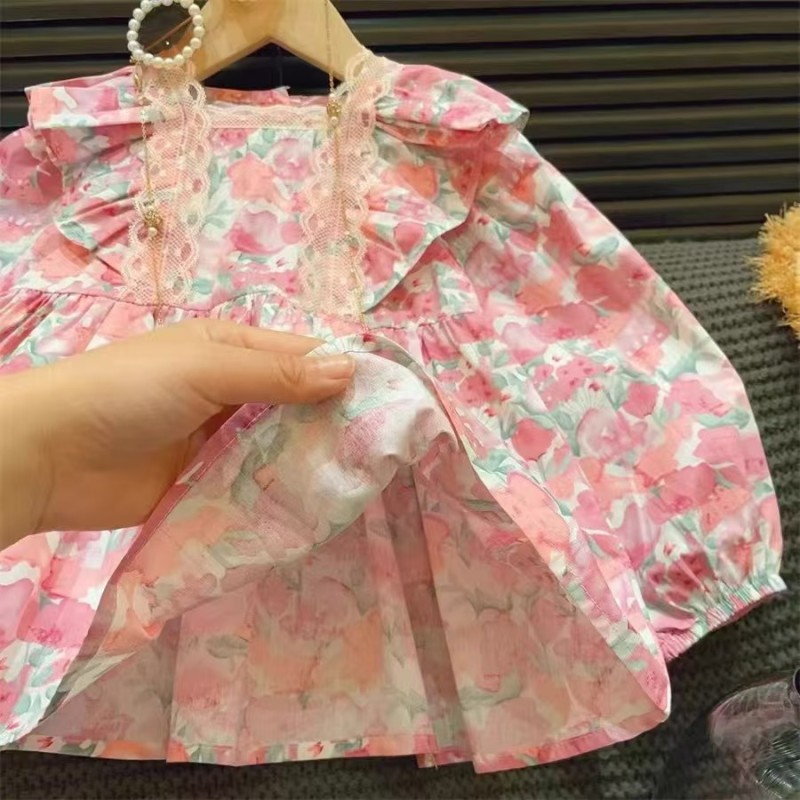 Girls 2-Piece Set Factory - Doll Shirt Denim Pants