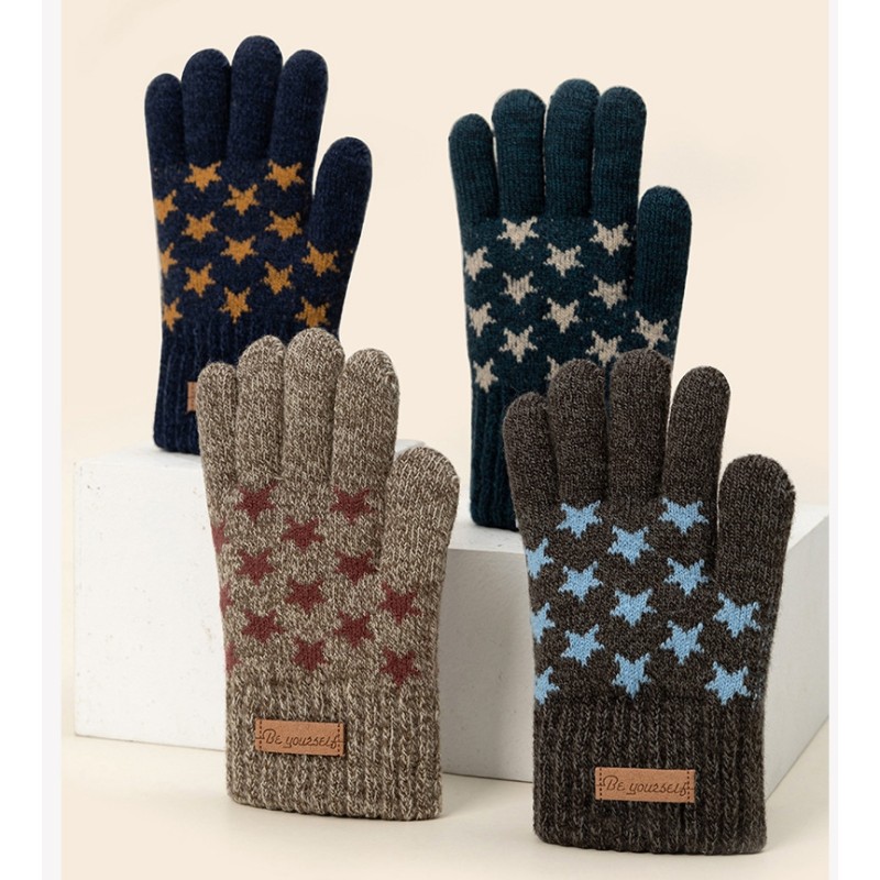 Boys Gloves Supplier - Winter Fleece Lining Thicken