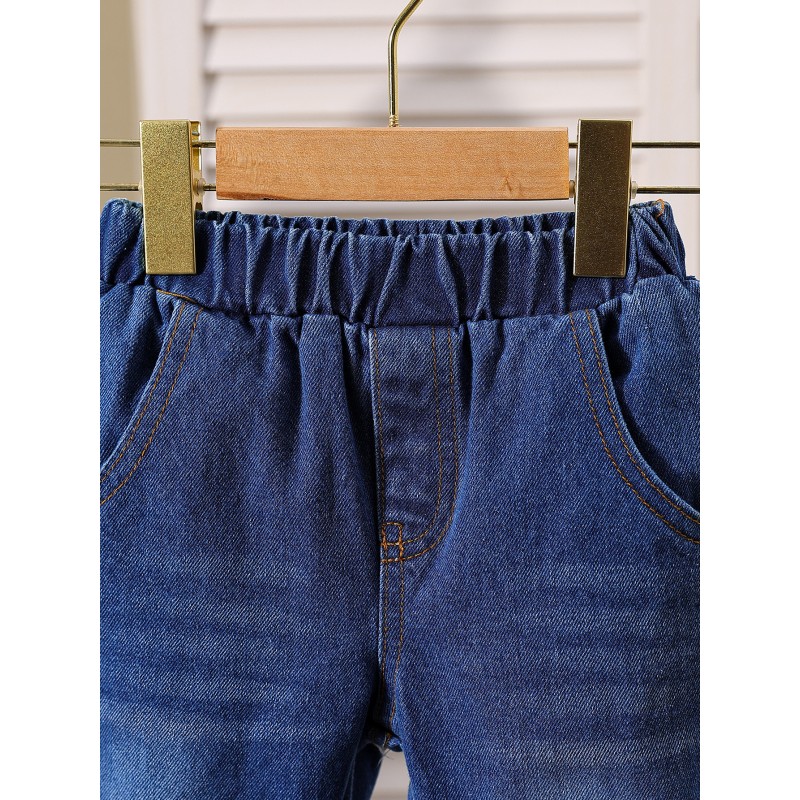 Girl Clothing Set Supplier - Spring Knit Shirt Flared Jeans