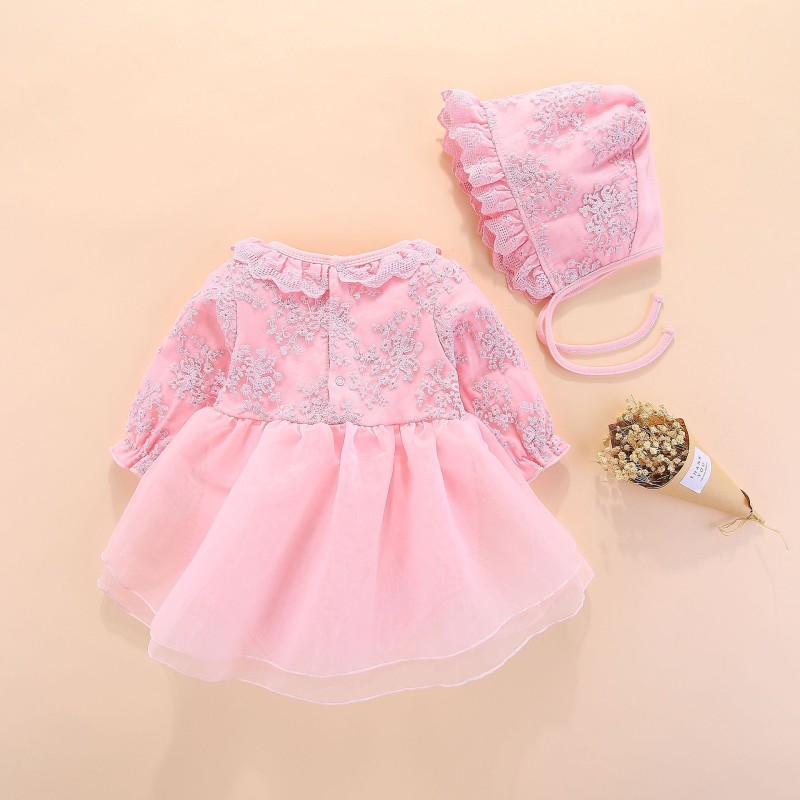 Baby Princess Dress Factory - Pink Lace Party Clothing